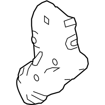 Cadillac Exhaust Heat Shield - 12681027