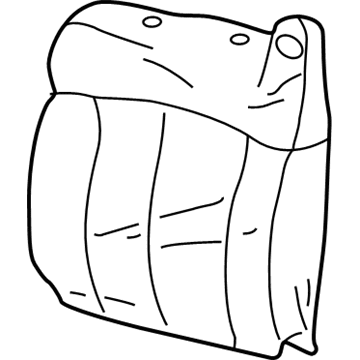 GM 12478592 Seat Back Cover, Driver Side