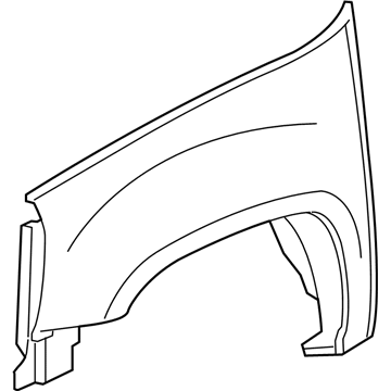GM 22977473 Fender, Front Driver Side GM 22977473 Fender, Front Driver Side