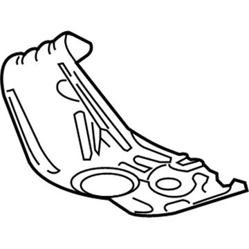 Chevy Exhaust Heat Shield - 84040858