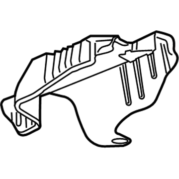 Chevy Exhaust Heat Shield - 23333240