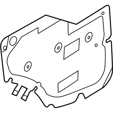 GM 96537549 Water Deflector GM 96537549 Water Deflector