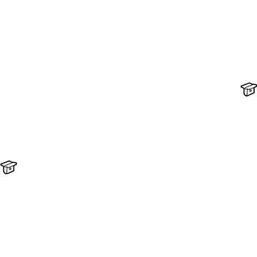 GM 11570612 Molding Retainer, Front GM 11570612 Molding Retainer, Front