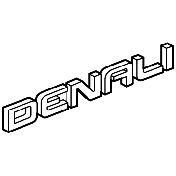 GMC 23400376 Nameplate