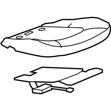 Cadillac 22739283 Seat Cushion Pad