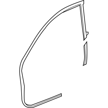 Cadillac ATS Door Seal - 84947754