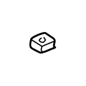 GMC 11561233 Torsion Bar Nut