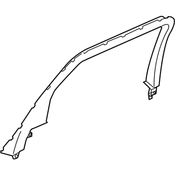 2017 Cadillac XT5 Door Moldings - 23390921
