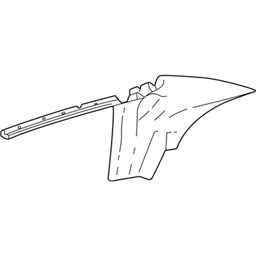 Chevy 10354466 Upper Trim Panel