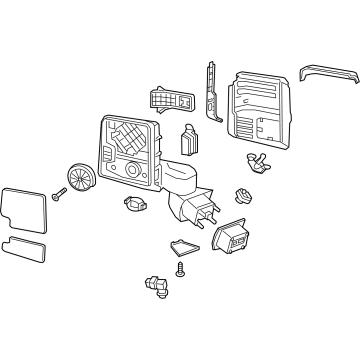 GMC Side View Mirrors - 84879444