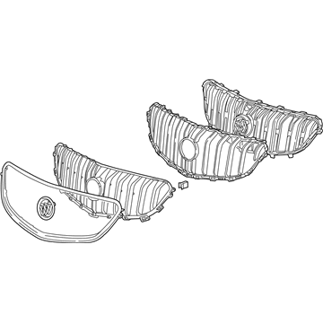 Buick 84055804 Grille Assembly