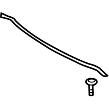 2009 Pontiac Vibe Weather Strip - 19183923