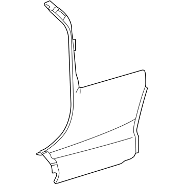 Pontiac 25814136 Kick Panel Trim