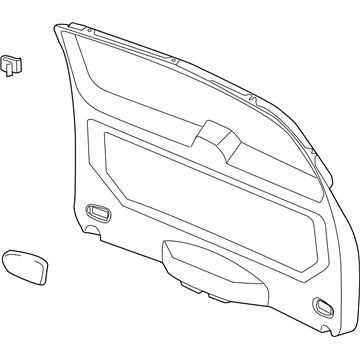 Saturn 22698785 Gate Trim Panel