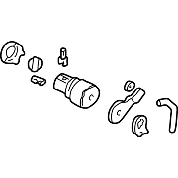 Chevy Monte Carlo Door Lock Cylinder - 19207989