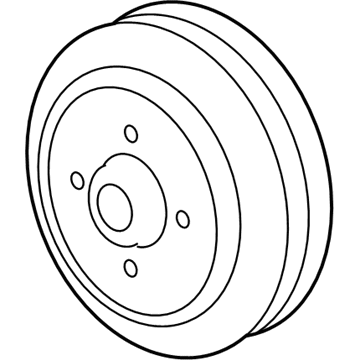 Cadillac Water Pump Pulley - 12604615