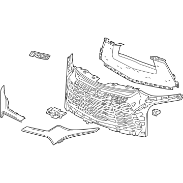 Chevy 42727490 Grille Assembly