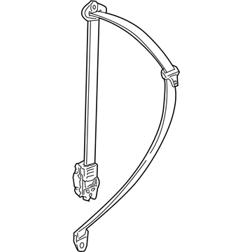 2004 Pontiac GTO Seat Belt - 19328657