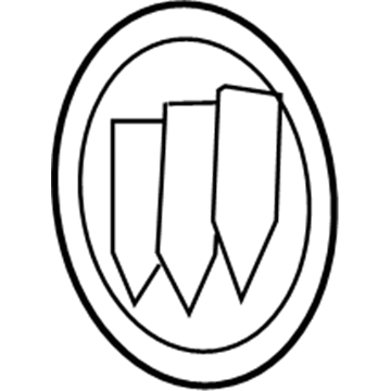 Buick 25854511 Emblem