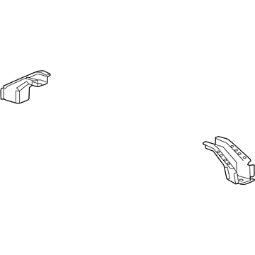GM 23214242 Front Crossmember Extension, Rear Passenger Side GM 23214242 Front Crossmember Extension, Rear Passenger Side