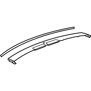 Chevy Malibu Dash Panel Vent Portion Covers - 15144954