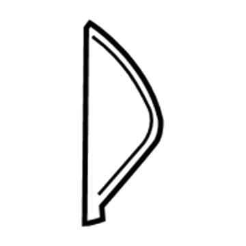 GM 21993145 End Cover, Titanium, Passenger Side