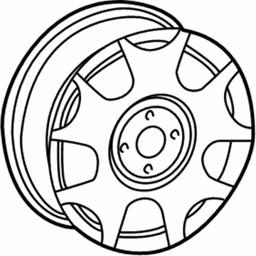 Saturn 9593543 Wheel, Alloy