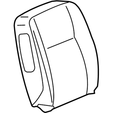 Pontiac 89043145 Seat Back Cover