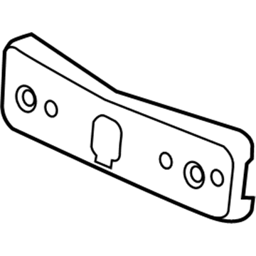 GM 22985178 License Bracket, Front