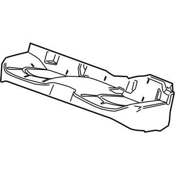 2013 Cadillac CTS Seat Cushion Pad - 20952473