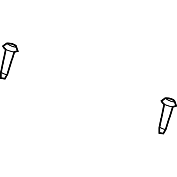 GM 19123683 Headrest Guide, Titanium, Front