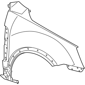 Chevy 25865102 Fender