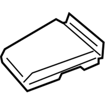 GM 23472371 Speaker Grille, Black, Driver Side GM 23472371 Speaker Grille, Black, Driver Side