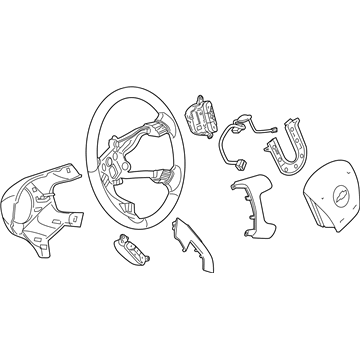 Chevy Express 2500 Steering Wheel - 25849482