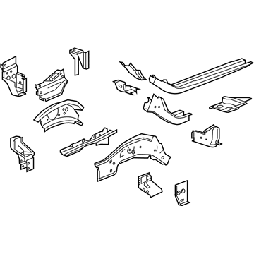 Buick 23213837 Lower Rail Assembly