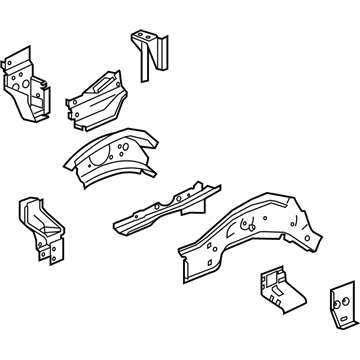 Buick 23168004 Rail Section