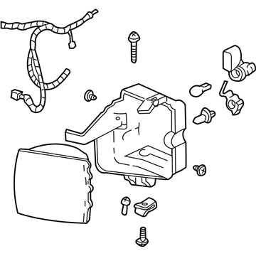 Cadillac CTS Fog Light - 15930688