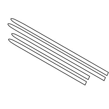 GM 95980690 Molding Kit, Black