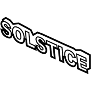 Pontiac Solstice Emblem - 15247731