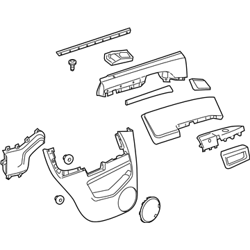 Saturn 25947844 Trim Panel