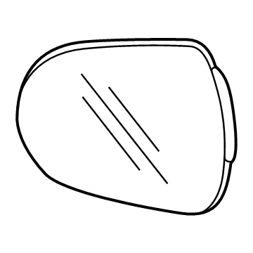 Chevy 42725556 Mirror Glass