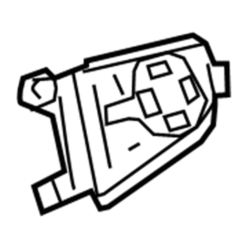 GM 23360935 Radio Switch, Black