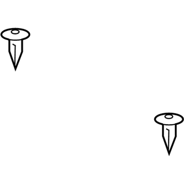 Chevy 92138627 Cowl Grille Retainer