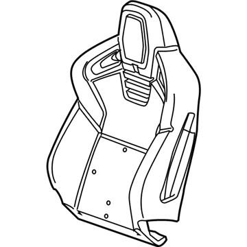 2015 Chevy Camaro Seat Cushion Pad - 22972736