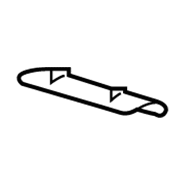 GM 23349229 Lower Gate Trim Cover, Gray, Rear GM 23349229 Lower Gate Trim Cover, Gray, Rear