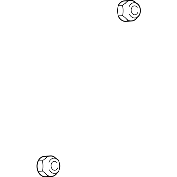 Chevy 11516078 Stabilizer Link Nut