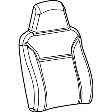 GMC 19121982 Seat Back Cover