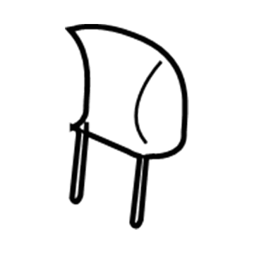 Cadillac 88940263 Headrest Pad