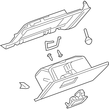 Pontiac 15263195 Glove Box Assembly