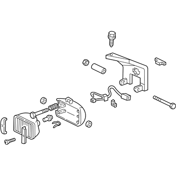 GMC C3500 Fog Light - 16524928
